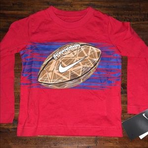 Red Nike Football Shirt